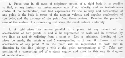 Mechanical Sciences Tripos 1897