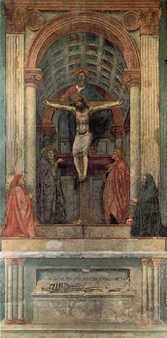 The Trinity - by Masaccio