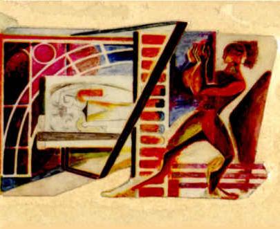 Mural: Bridge, Jet Engine