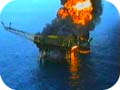 The fire on Piper Alpha in 1987.