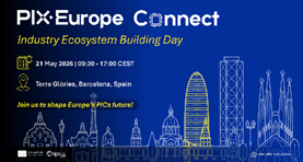 PIXEurope event details on Barcelona skyline sketch